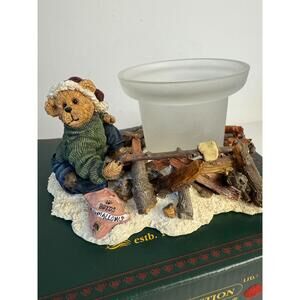 NWT Boyds Bears  Marshal ToastWorthy.. Toasty Treats Bear Votive Holder Decor